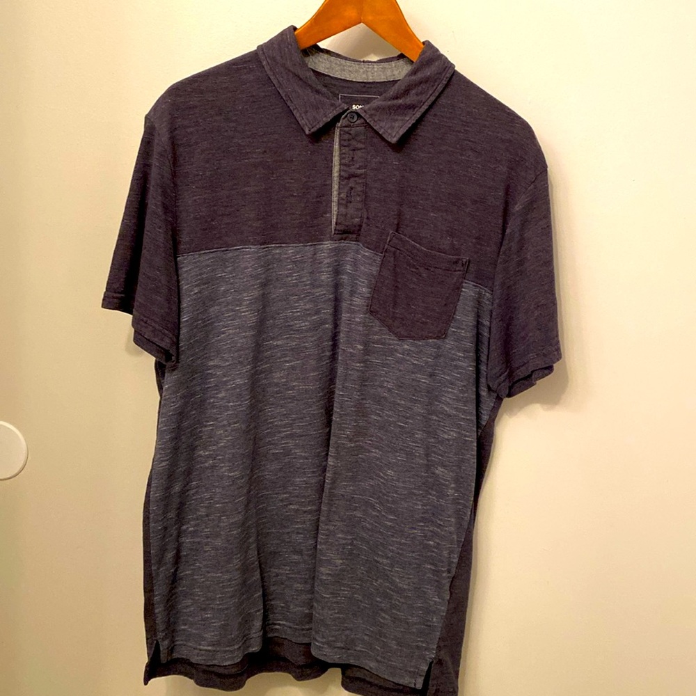 Men’s blue polo size L large